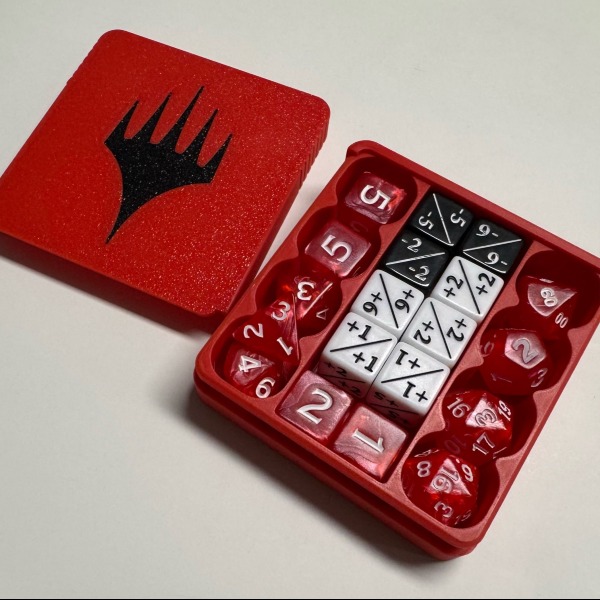 Caixa de dados para MTG